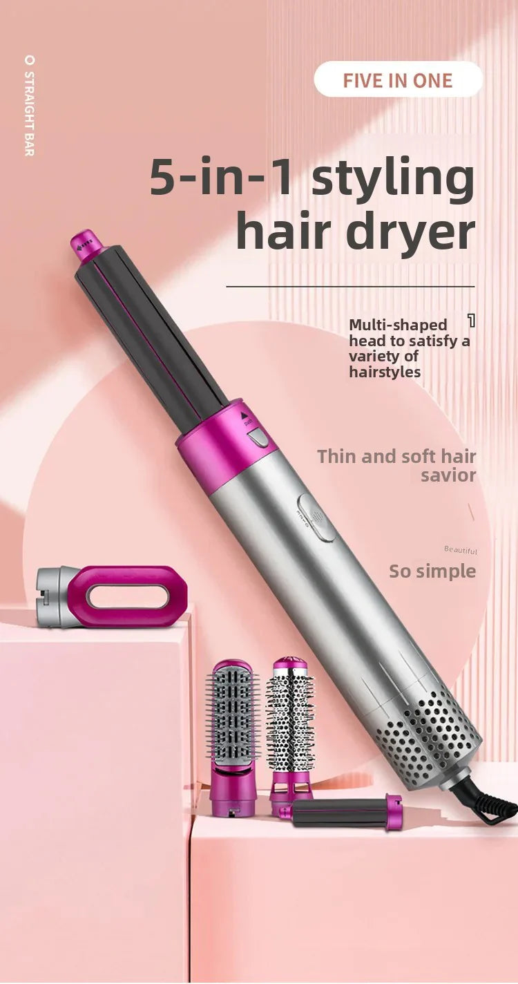 Shopitarium™ 5 in 1 Hair Dryer Hot Comb