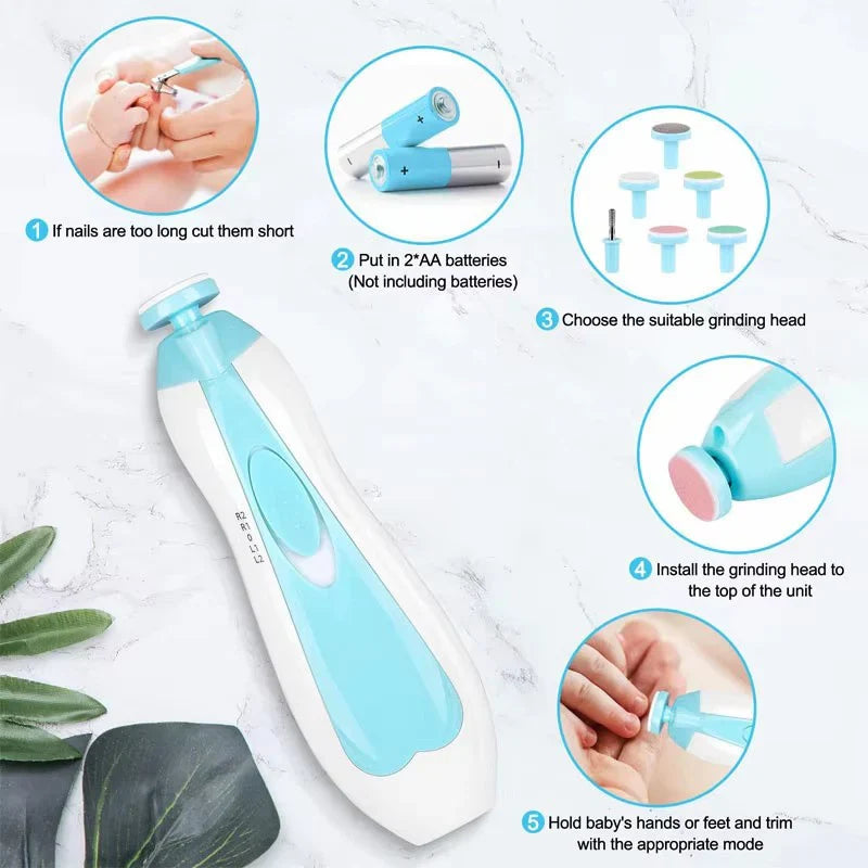 Shopitarium™ Electric Baby Nails Trimmer