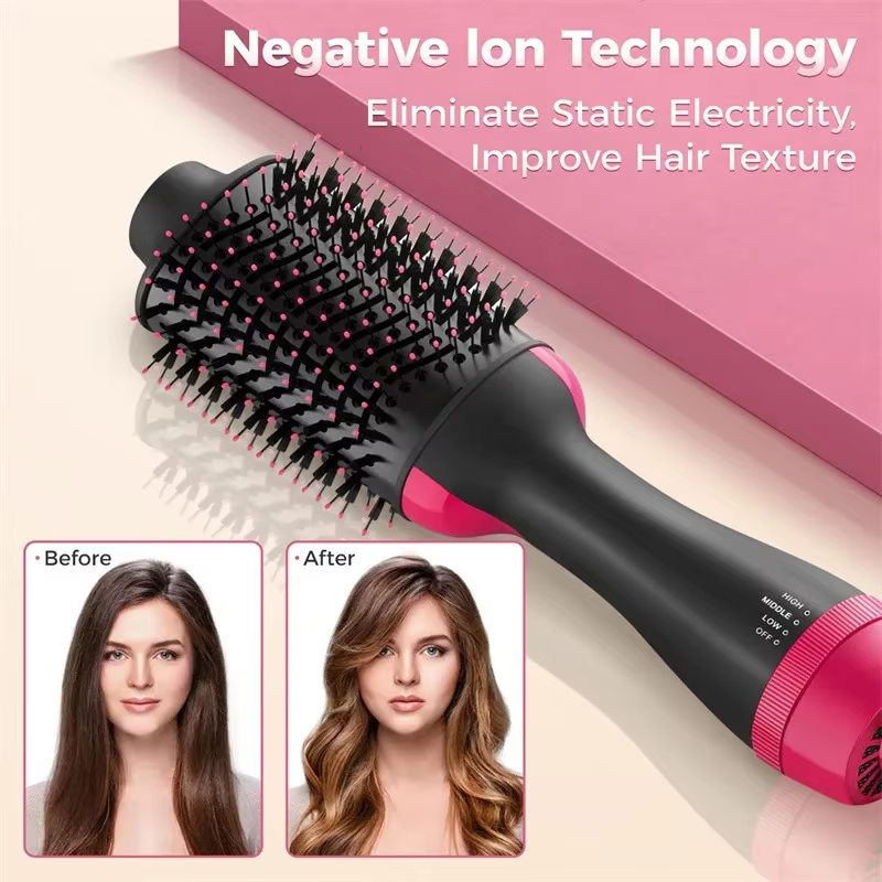 Shopitarium™ 4-in-1 One-Step Hot Air Brush & Hair Dryer Volumizer Shopitarium
