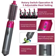 Shopitarium™ 5 in 1 Hair Dryer Hot Comb Shopitarium