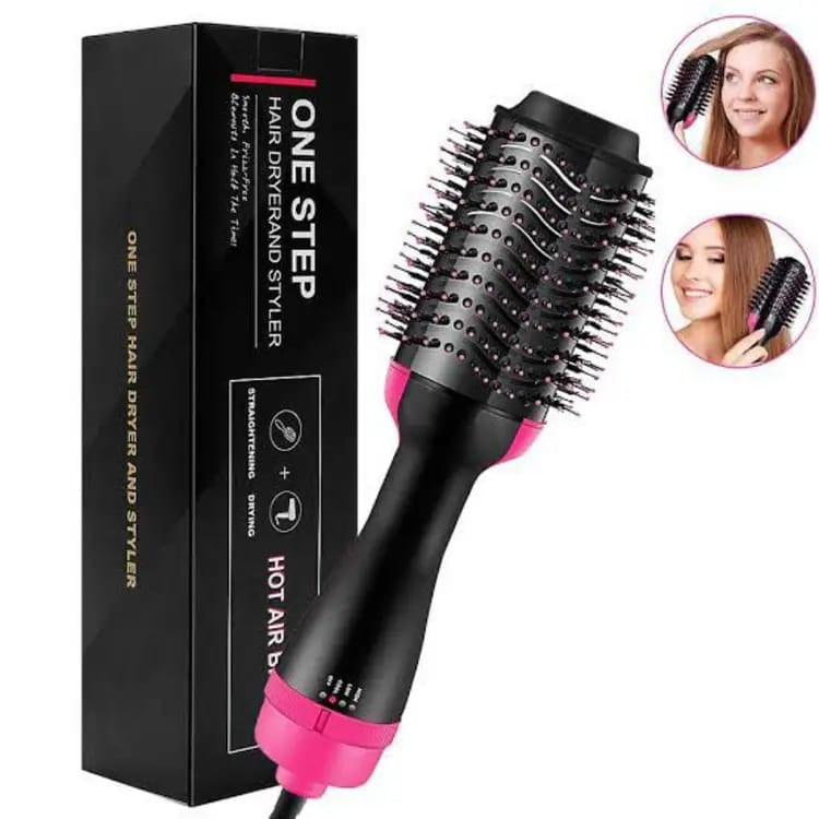 Shopitarium™ 3-in-1 Step Hot Air Brush & Hair Dryer Volumizer Shopitarium