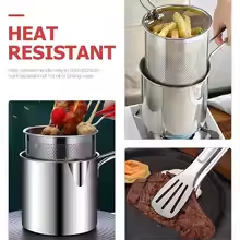 Shopitarium™ Stainless Steel Deep Fryer with Filter Basket Shopitarium